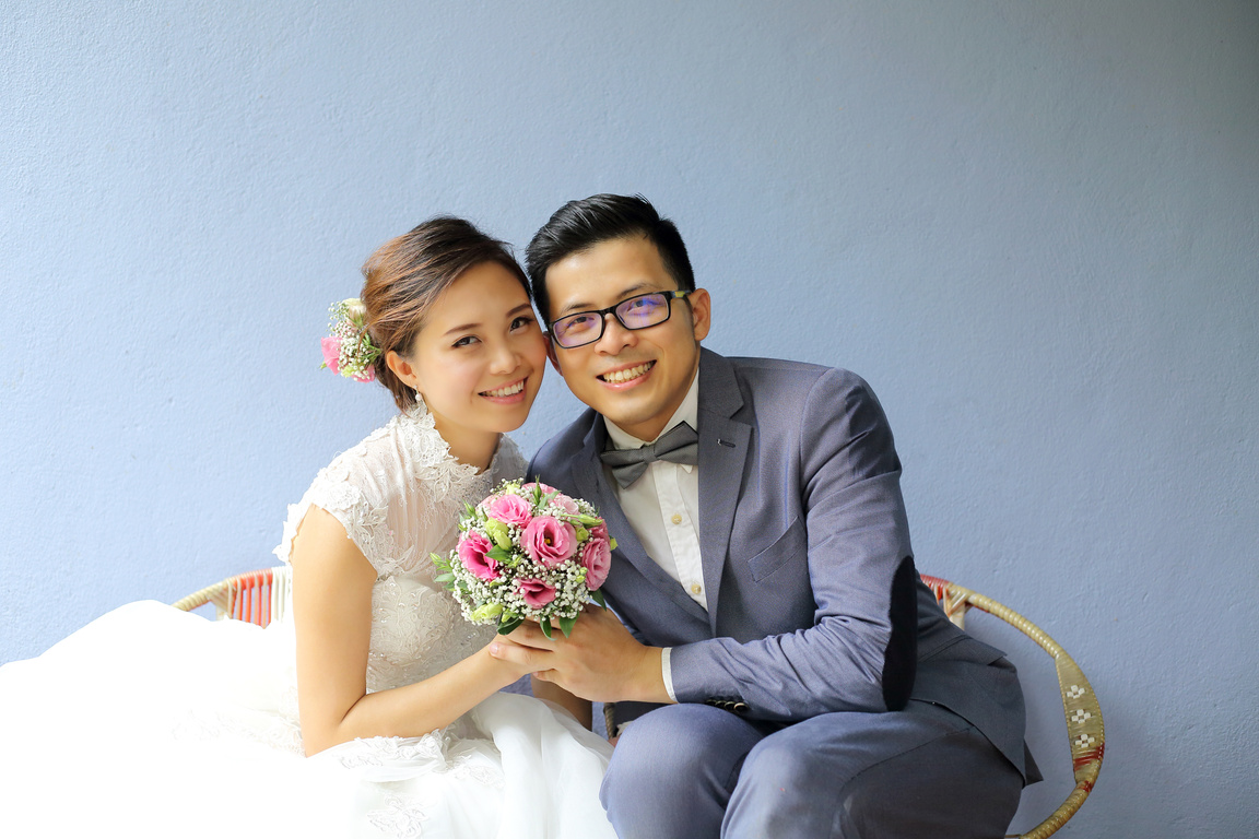 Asian wedding photo shooting